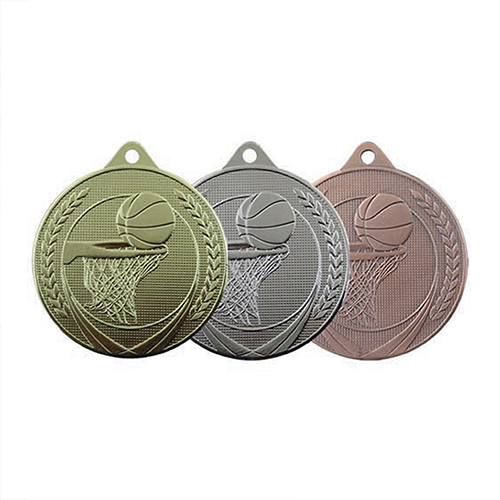 Medaille Goud-Zilver of Brons Basketbal