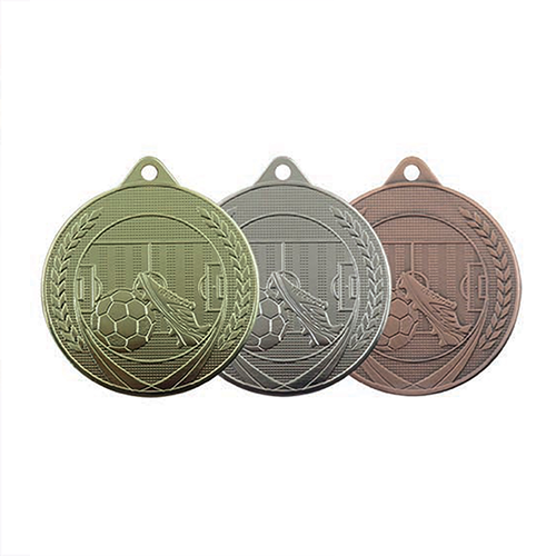 Medaille Goud-Zilver of Brons Bal met Voetbalschoen