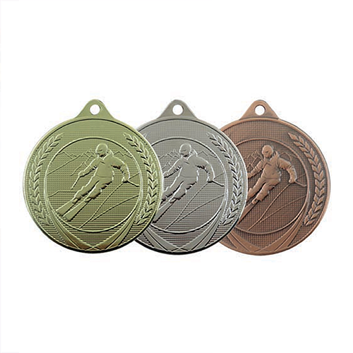 Medaille Goud-Zilver of Brons Skieën