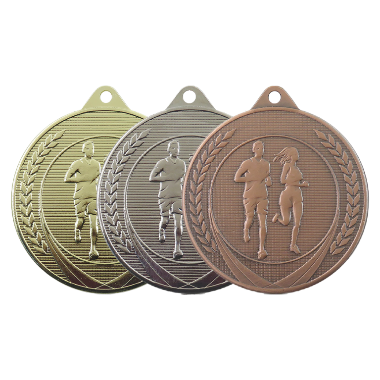 Medaille Goud-Zilver of Brons Hardlopen